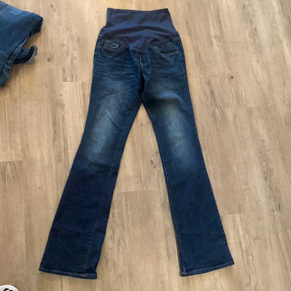 Old navy maternity bootcut jeans, 4 Long